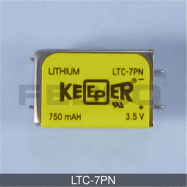 Fedco Batteries Compatible with EaglePicher EaglePicher Keeper Specialty Battery - 3.5V 750mAh FE124596 - main